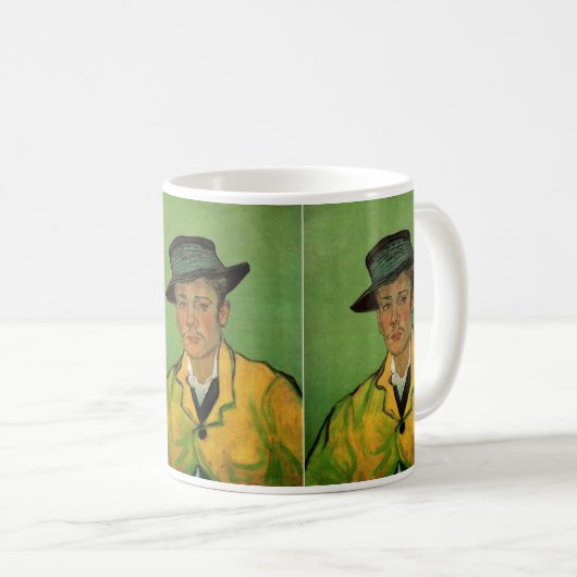 Portrait von Armand Roulin von Vincent van Gogh Kaffeetasse (VorderseiteRechts)