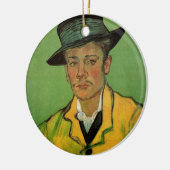 Portrait von Armand Roulin von Vincent van Gogh Keramikornament (Links)