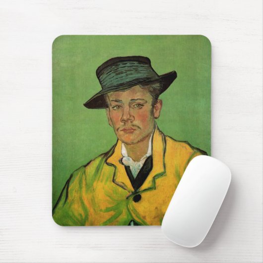 Portrait von Armand Roulin von Vincent van Gogh Mousepad (Mit Mouse)