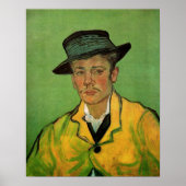 Portrait von Armand Roulin von Vincent van Gogh Poster (Vorne)