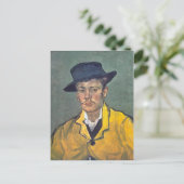 Portrait von Armand Roulin von Vincent Van Gogh Postkarte (Stehend Vorderseite)