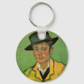 Portrait von Armand Roulin von Vincent van Gogh Schlüsselanhänger (Vorderseite)