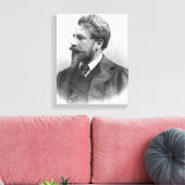 Portrait von Arthur Schnitzler Leinwanddruck (Insitu (Wohnzimmer))