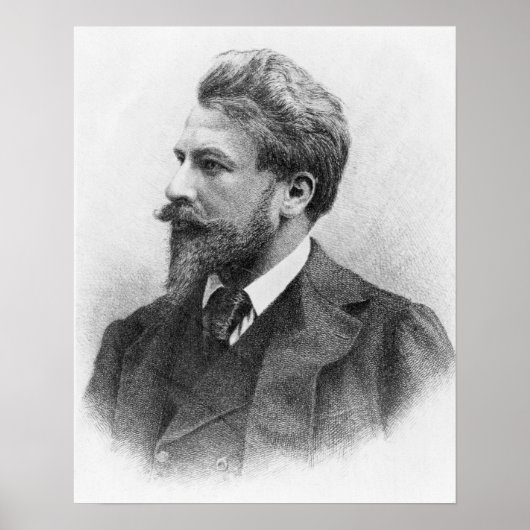 Portrait von Arthur Schnitzler Poster (Vorne)