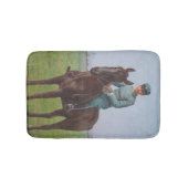 Portrait von Attilio Triboletti (Cavalry Soldier) Badematte (Vorderseite)