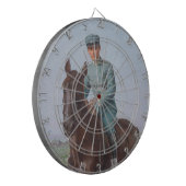 Portrait von Attilio Triboletti (Cavalry Soldier) Dartscheibe (Vorderseite Links)