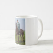 Portrait von Attilio Triboletti (Cavalry Soldier) Kaffeetasse (VorderseiteRechts)