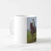 Portrait von Attilio Triboletti (Cavalry Soldier) Kaffeetasse (Vorderseite Links)