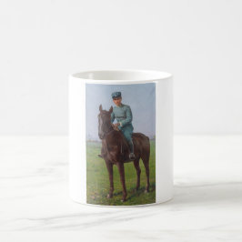 Portrait von Attilio Triboletti (Cavalry Soldier) Kaffeetasse
