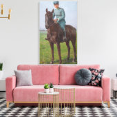Portrait von Attilio Triboletti (Cavalry Soldier) Leinwanddruck (Insitu (Wohnzimmer))