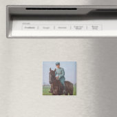 Portrait von Attilio Triboletti (Cavalry Soldier) Magnet (In Situ (Geschirrspüler))