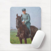 Portrait von Attilio Triboletti (Cavalry Soldier) Mousepad (Mit Mouse)