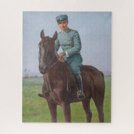Portrait von Attilio Triboletti (Cavalry Soldier) Puzzle
