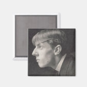 Portrait von Aubrey Beardsley (1872-1998) von Fred Magnet (Vorderseite/Rückseite)