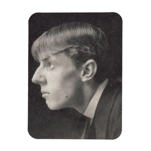 Portrait von Aubrey Beardsley (1872-1998) von Fred Magnet (Vertikal)