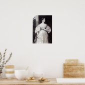 Portrait von Augusta Ada Byron Poster (Küche)