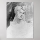 Portrait von Augusta Leigh Poster (Vorne)