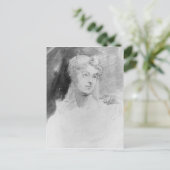 Portrait von Augusta Leigh Postkarte (Stehend Vorderseite)