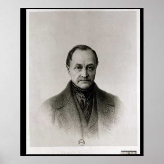 Portrait von Auguste Comte , französischer Philoso Poster (Vorne)
