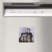 Portrait von Auguste Renoir , 1867 Magnet (In Situ (Geschirrspüler))