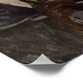 Portrait von Auguste Renoir , 1867 Poster (Ecke)