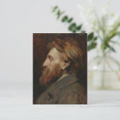Portrait von Auguste Rodin 1881 Postkarte (Stehend Vorderseite)