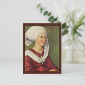 Portrait von Barbara Durer Geboren Holper Postkarte (Stehend Vorderseite)