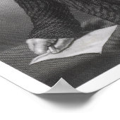 Portrait von Baron Alexander von Humboldt Poster (Ecke)