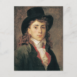 Portrait von Baron Antoine Jean Gros Aged 20 Postkarte