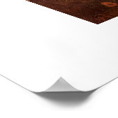 Portrait von Baudelaire von Gustave Courbet Poster (Ecke)