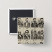 Portrait von Bauer Frank Meachum, Minnesota Button (Vorne & Hinten)