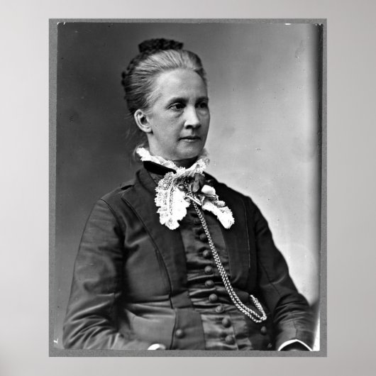 Portrait von Belva Ann Bennett Lockwood Poster (Vorne)
