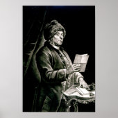 Portrait von Benjamin Franklin, 1777 Poster (Vorne)