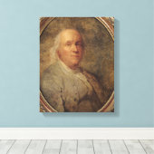 Portrait von Benjamin Franklin, c.1780 Leinwanddruck (Insitu (Holzboden))
