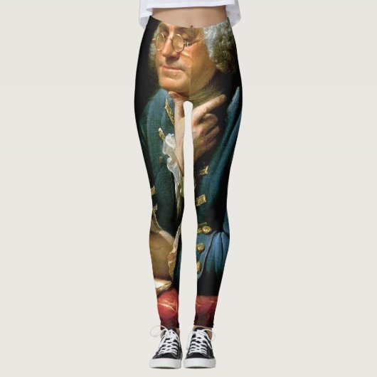 Portrait von Benjamin Franklin Leggings (Vorderseite)