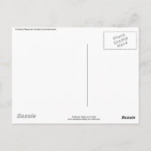 Portrait von Benjamin Franklin Postkarte (Rückseite)