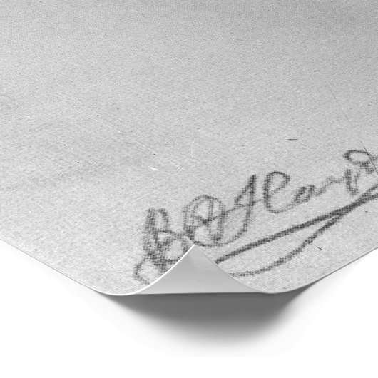 Portrait von Benjamin Robert Haydon Poster (Ecke)