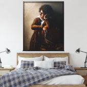 Portrait von Benoît-Agnes Trioson Leinwanddruck (Insitu (Schlafzimmer))