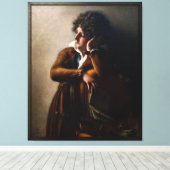 Portrait von Benoît-Agnes Trioson Leinwanddruck (Insitu (Holzboden))