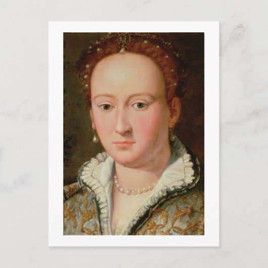 Portrait von Bianca Cappello, c.1580 (Öl auf Kupfe Postkarte (Vorderseite)