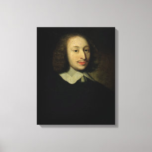 Portrait von Blaise Pascal Leinwanddruck