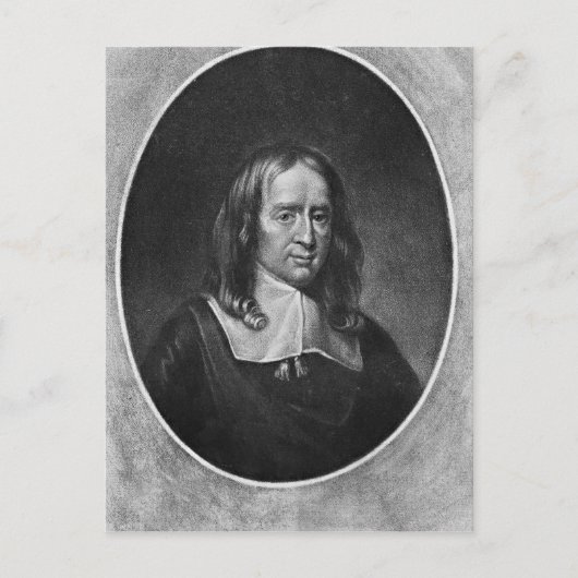 Portrait von Bruno Ryves Postkarte (Vorderseite)
