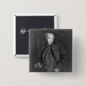 Portrait von "Buffalo Bill" Cody Button (Vorne & Hinten)