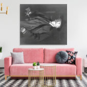 Portrait von "Buffalo Bill" Cody Fotograf Leinwanddruck (Insitu (Wohnzimmer))