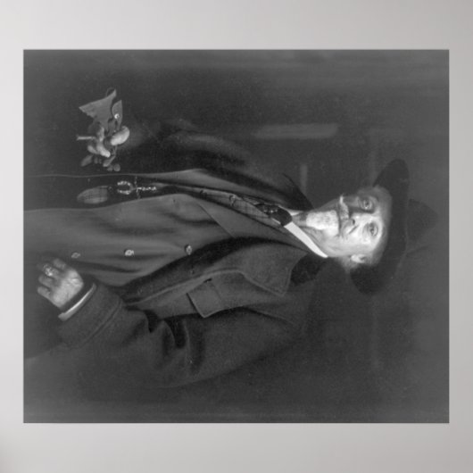 Portrait von "Buffalo Bill" Cody Fotograf Poster (Vorne)