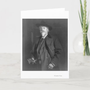 Portrait von "Buffalo Bill" Cody Karte