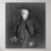 Portrait von "Buffalo Bill" Cody Poster (Vorne)