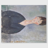 Portrait von Cafe Singer, Modigliani Geschenkpapier (Flach)