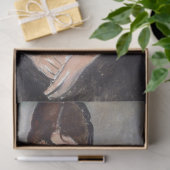 Portrait von Cafe Singer, Modigliani Seidenpapier (Geschenk)