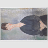 Portrait von Cafe Singer, Modigliani Seidenpapier (Vorderseite)